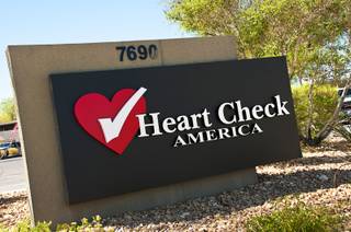 A building at 7690 W. Sahara Ave. previously known as Heart Check America, sits empty on Monday, June 6, 2011.